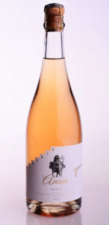 Fľaša vína Sekt Anna 2017, akostné šumivé víno (sec)