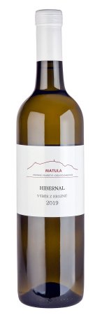 Fľaša vína Hibernal 2019, výber z hrozna (polosuché)