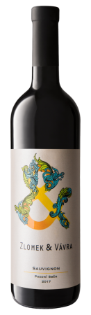Fľaša vína Sauvignon 2017, pozdný sber (suché)