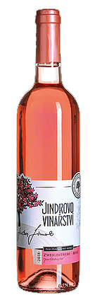 Fľaša vína Zweigeltrebe rosé 2019, kabinetné víno (polosladké)