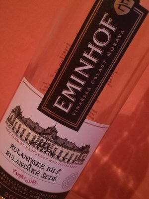 Fľaša vína Rulandské bílé & Rulandské šedé (Eminhof) 2019, pozdný sber (polosuché)
