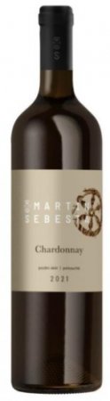 Fľaša vína Chardonnay 2021, pozdný sber (polosuché)