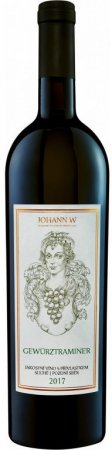 Fľaša vína Gewürztraminer 2017, pozdný sber (suché)