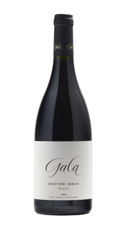 Fľaša vína Pinot Noir - Merlot (Bergrus) 2018, výber z hrozna (suché)