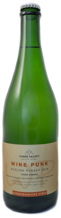 Fľaša vína Wine Punk Ryzlink rýnský 2019, zemské víno (polosuché)
