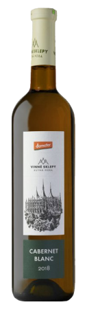 Fľaša vína Cabernet Blanc 2018, výber z hrozna (polosladké)