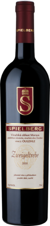 Fľaša vína Zweigeltrebe 2018, pozdný sber (suché)