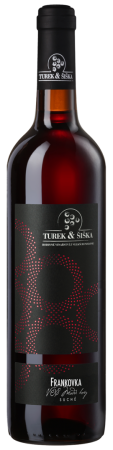Fľaša vína Frankovka 2017, pozdný sber (suché)