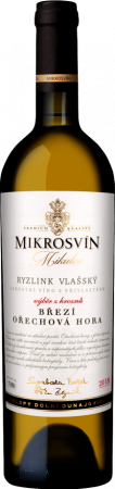 Fľaša vína Ryzlink vlašský (Ořechová hora) 2018, výber z hrozna (suché)