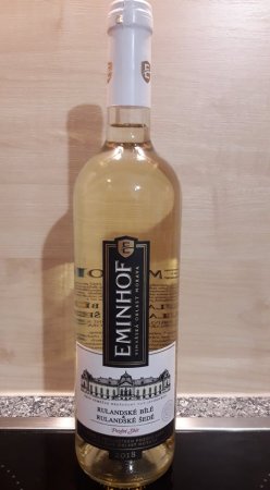 Fľaša vína Rulandské bílé & Rulandské šedé (Eminhof) 2018, pozdný sber (polosuché)