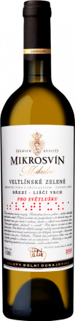 Fľaša vína Veltlínské zelené (Liščí vrch) 2018, pozdný sber (suché)