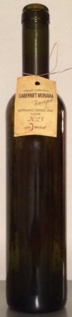 Fľaša vína Cabernet Moravia barrique 2013, zemské víno (suché)