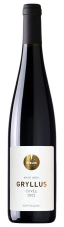 Fľaša vína Cuvée Gryllus červený 2003, akostné víno známkové (suché)