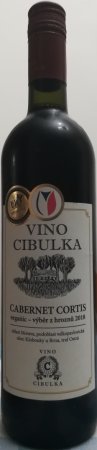 Fľaša vína Cabernet Cortis 2018, výber z hrozna (suché)