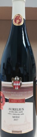 Fľaša vína Aurelius 2017, pozdný sber (suché)