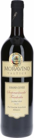 Fľaša vína Grand Cuvée (Svatovavřinecké, Frankovka) 2017, pozdný sber (suché)