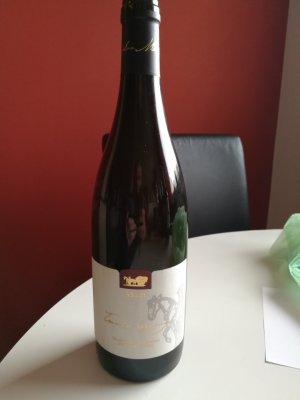 Fľaša vína Tramín červený 2015, pozdný sber (suché)