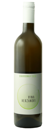 Fľaša vína CHARDONNAY 2018, pozdný sber (suché)