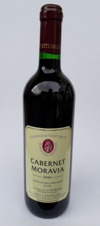 Fľaša vína Cabernet Moravia 2016, akostné víno (suché)