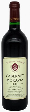 Fľaša vína Cabernet Moravia barrique (Natura) 2015, pozdný sber (suché)
