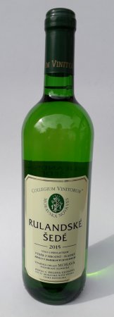 Fľaša vína Rulandské šedé barrique 2015, výber z hrozna (sladké)