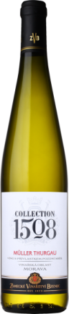 Fľaša vína Müller Thurgau,
Collection 1508 PS 2018, pozdný sber (polosladké)