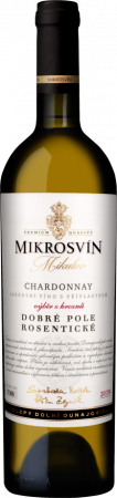 Fľaša vína Chardonnay (Rosentické) 2019, výber z hrozna (suché)