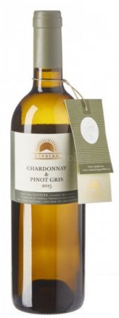 Fľaša vína Chardonnay & Pinot gris (Velký) 2016, pozdný sber (suché)