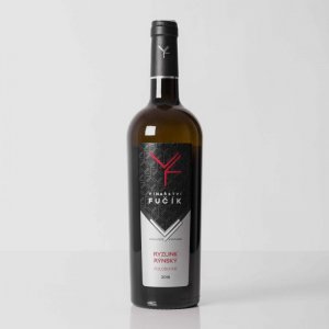 Fľaša vína Ryzlink rýnský exclusive 2018, zemské víno