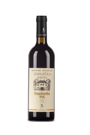 Fľaša vína Frankovka 2018, voc (suché)