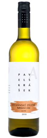 Fľaša vína Sylvánské zelené 2018, kabinetné víno (suché)
