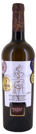 Fľaša vína Chardonnay (Terroir, krášleno na kvasnicích) 2018, výber z hrozna (suché)