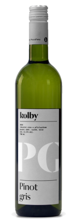 Fľaša vína Pinot gris (Classic) 2018, pozdný sber (suché)