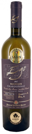 Fľaša vína Chardonnay barrique (EGO No.79) 2017, pozdný sber (suché)