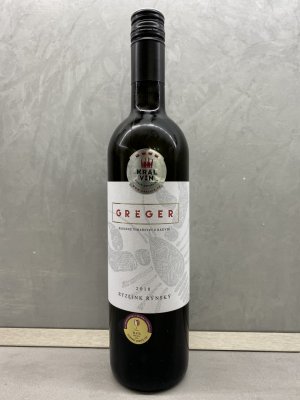 Fľaša vína Ryzlink rýnský 2018, kabinetné víno (suché)