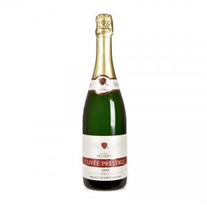 Fľaša vína Sekt Cuvée Prestige 2017, akostné šumivé víno (brut)