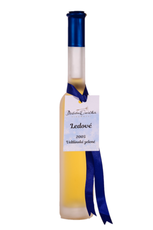 Fľaša vína Veltlínské zelené (ledové víno) 2005, zemské víno (sladké)