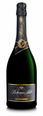 Fľaša vína Bohemia Sekt Blanc de Noirs, akostné šumivé víno (brut)