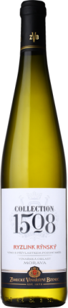 Fľaša vína Ryzlink rýnský (Collection 1508) 2018, pozdný sber (polosuché)