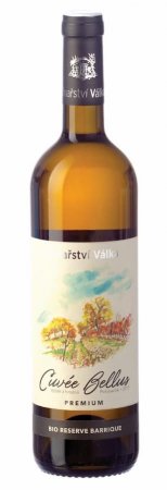 Fľaša vína Cuvée Bellus barrique (BIO) 2017, výber z hrozna (polosuché)