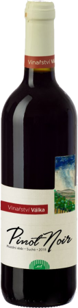 Fľaša vína Pinot Noir (BIO) 2018, pozdný sber (suché)