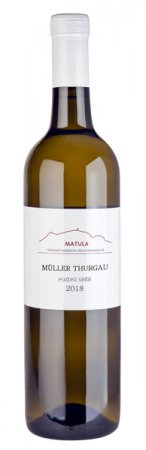 Fľaša vína Müller Thurgau 2018, pozdný sber (suché)