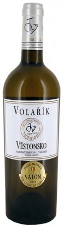 Fľaša vína Veltlínské zelené (Věstonsko) 2019, pozdný sber (suché)