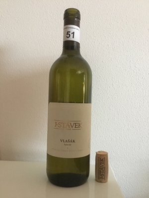 Fľaša vína Vlašák 2017, pozdný sber (suché)