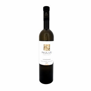 Fľaša vína Chardonnay 2017, výber z hrozna (polosladké)
