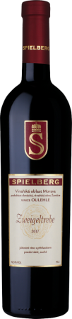 Fľaša vína Zweigeltrebe 2017, pozdný sber (suché)