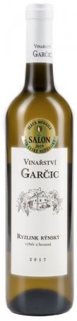 Fľaša vína Ryzlink rýnský 2017, výber z hrozna (polosladké)