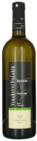 Fľaša vína Johanniter 2018, pozdný sber (suché)