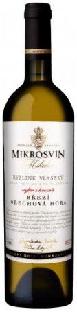Fľaša vína Ryzlink vlašský (Ořechová hora) 2017, výber z hrozna (polosuché)