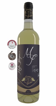 Fľaša vína Müller Thurgau 2018, akostné víno (suché)